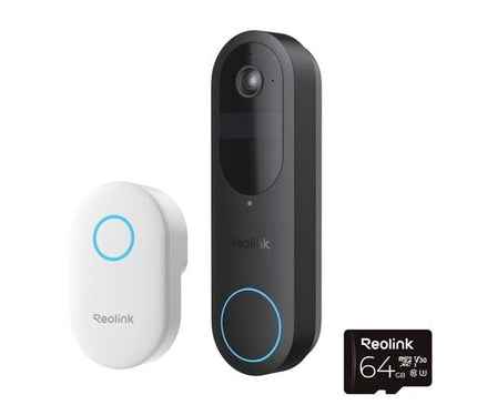 Reolink Reolink D340B WiFi Videodeurbel Chime en 64GB micro SD-kaart