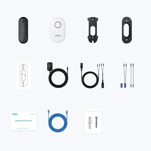 Reolink Reolink D340W Smart 2K+ WiFi Video deurbel met losse bel