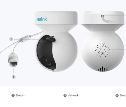 Reolink Reolink E540, 5MP PTZ Dual-Band WiFi camera with scare light