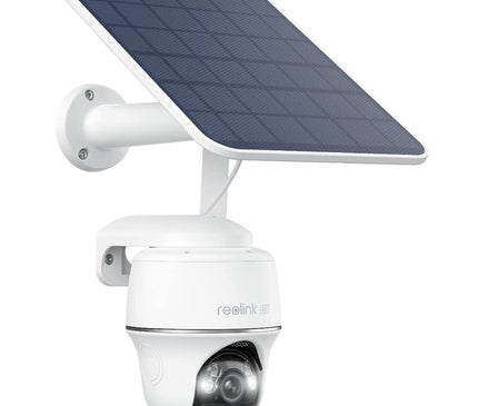 Reolink Reolink G440-W plus Solar White, 4G LTE 8MP 4K Pan Tilt caméra de batterie avec détection intelligente