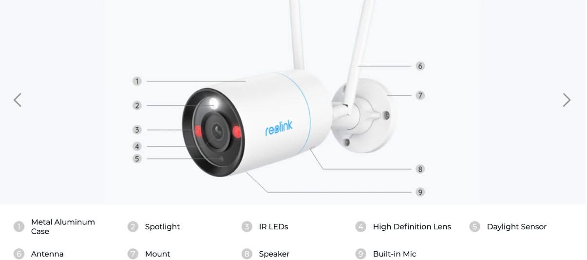 Reolink Reolink NVS12-8MB4W, 4K/8MP UHD WiFi Bullet security kit