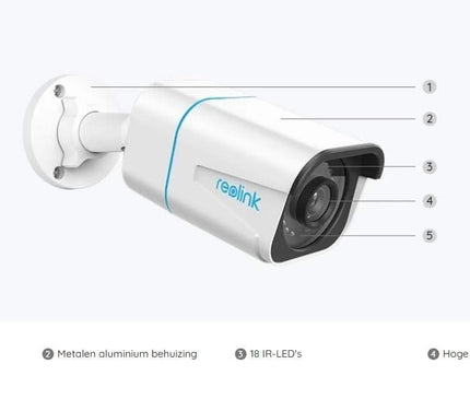 Reolink Reolink P330, 8MP 4K PoE IP Camera with Person/Vehicle Detection (caméra IP 8MP 4K PoE avec détection de personne/véhicule)