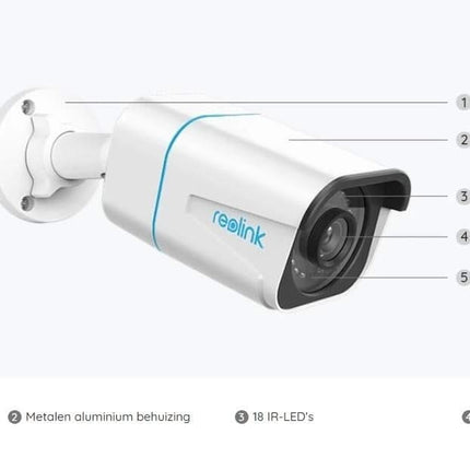 Reolink Reolink P330, 8MP 4K PoE IP Camera with Person/Vehicle Detection