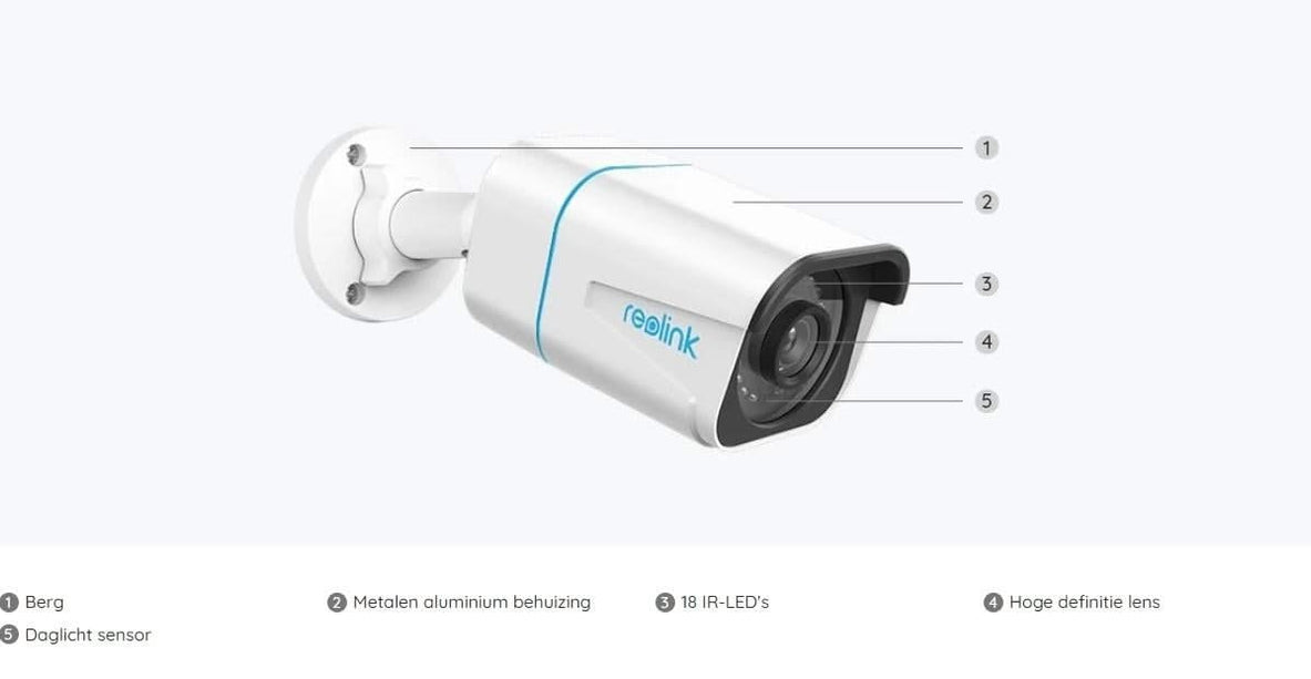 Reolink Reolink P330, 8MP 4K PoE IP Camera with Person/Vehicle Detection (caméra IP 8MP 4K PoE avec détection de personne/véhicule)