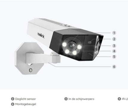 Reolink Reolink P730, 4K Dual-Linsen-Kamera mit 180° Blickwinkel und PoE