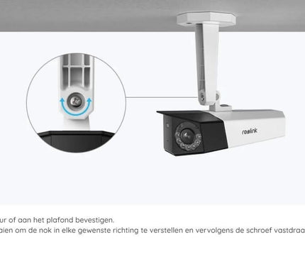 Reolink Reolink P730, 4K Dual-Linsen-Kamera mit 180° Blickwinkel und PoE