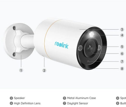 Reolink Reolink RLK8-1200B4-A-4MM, Kit de sécurité 12MP avec détection intelligente et PoE