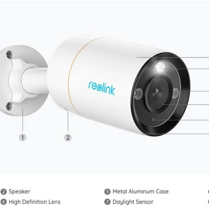 Reolink Reolink RLK8-1200B4-A-4MM, 12MP Sicherheits-Set mit intelligenter Erkennung und PoE