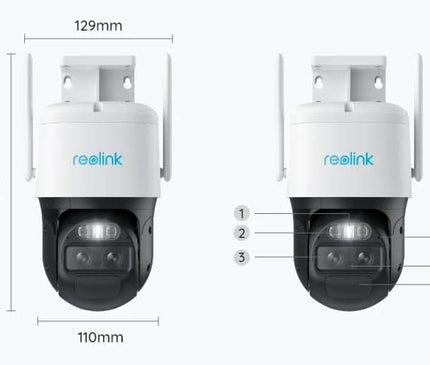 Reolink Reolink Trackmix-WiFi, 4K Dual-Lens, PTZ Camera with Motion Tracking