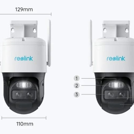 Reolink Reolink Trackmix-WiFi, 4K Dual-Lens, PTZ Camera with Motion Tracking