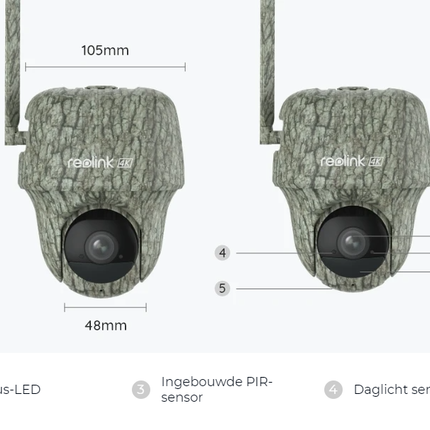 Reolink Reolink Wildlife 4K Kamera G450 + Solarpanel 4G LTE