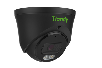 Tiandy TC-C35XS-3LRA28-B, 5MP 2.8mm, caméra à tourelle, créateur de couleurs, PoE, noir