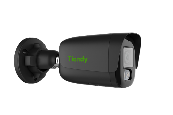 Tiandy Tiandy TC-C35WS-3RLA28-B, 5MP 2.8mm Bullet camera, Color-maker, PoE, Zwart