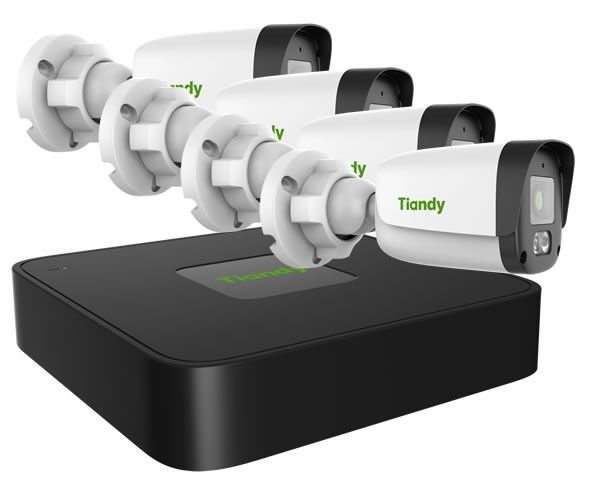 Tiandy Tiandy TC-S321N3105, 2Mp Bullet camera set, Color Maker, PoE