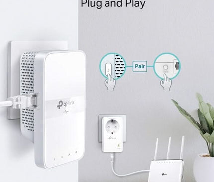 TP-Link TP-Link TL-WPA7617 PowerLine-netwerkadapter set 1200 Mbit/s Ethernet LAN Wifi