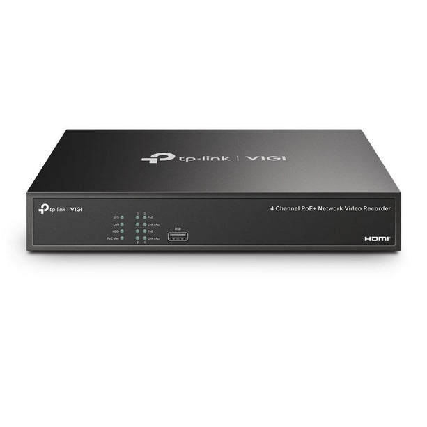 TP-Link TP-Link VIGI NVR1004H-4P - 4 Kanaals PoE NVR