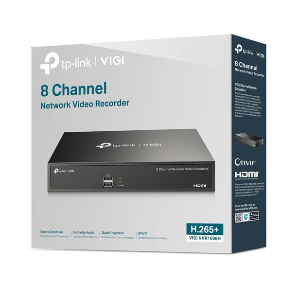 TP-Link TP-Link VIGI NVR1008H - 8 Kanaals NVR