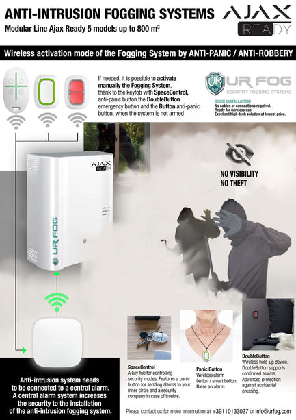 URFOG URFOG FPU03ESM800A Fog machine Ajax Ready up to 800m3