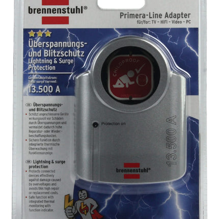 Valueline Überspannungsgeschützte Steckdose 1-Wege - geerdet