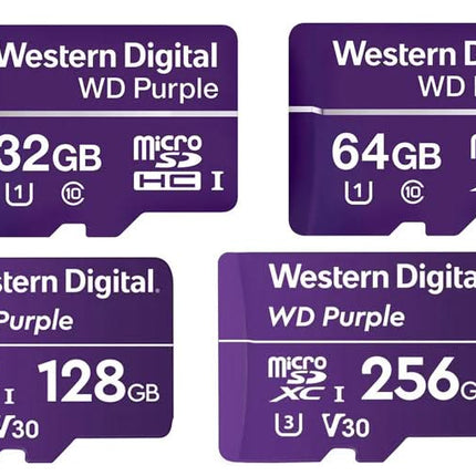 Western Digital Purple MicroSD Videosurveillance