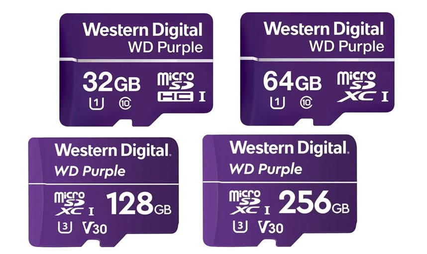 Western Digital Western Digital Purple MicroSD Videosurveillance